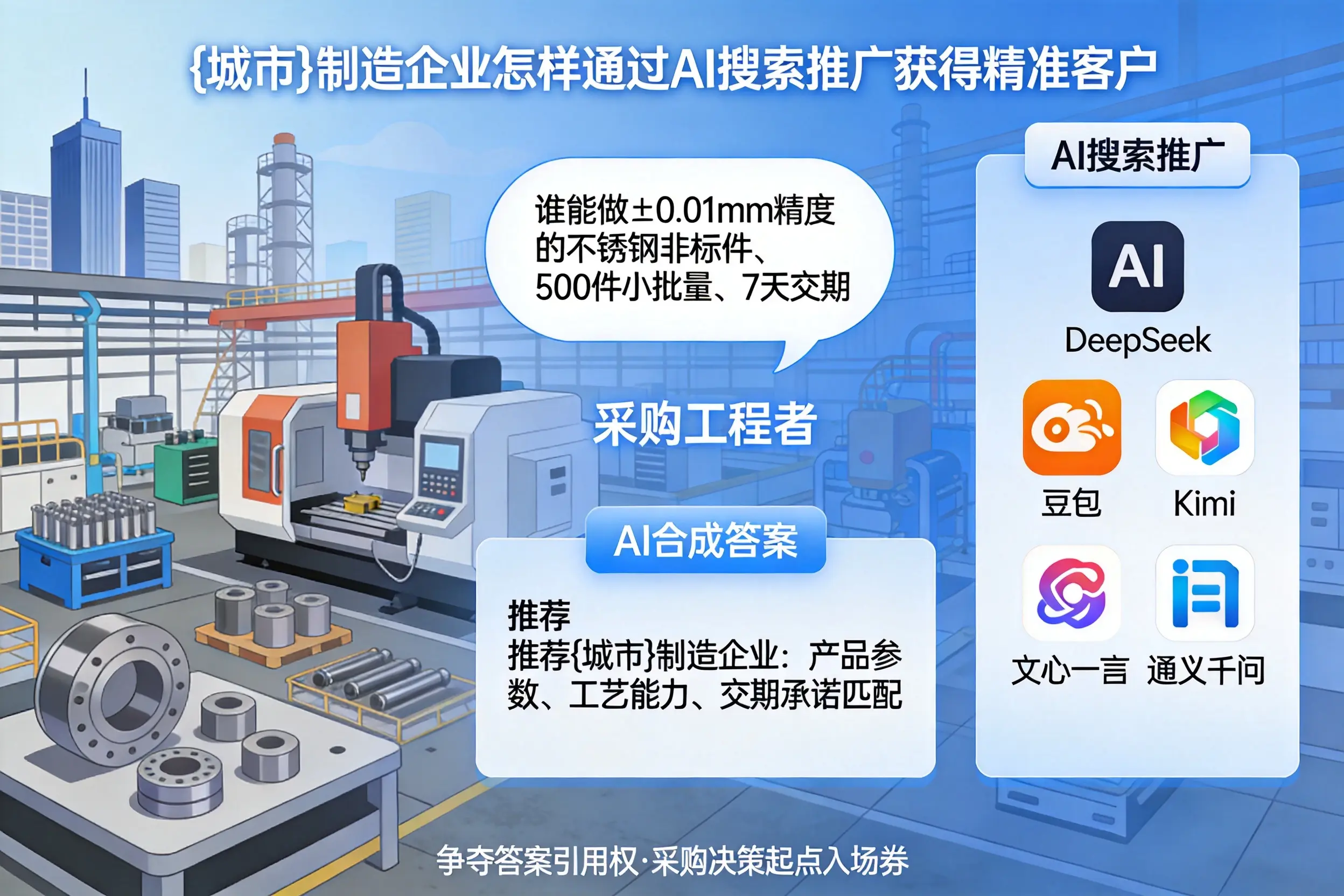 七台河制造企业怎样通过AI搜索推广获得精准客户