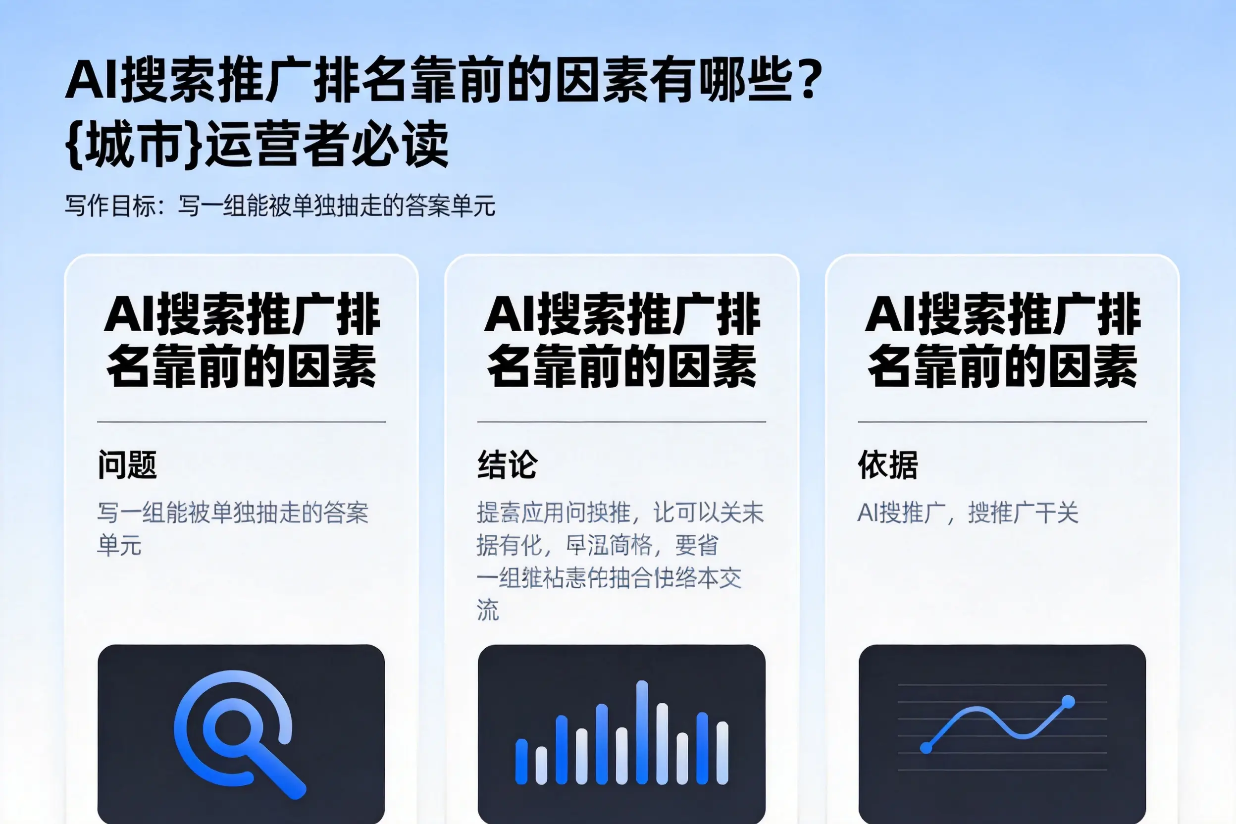 AI搜索推广排名靠前的因素有哪些？七台河运营者必读