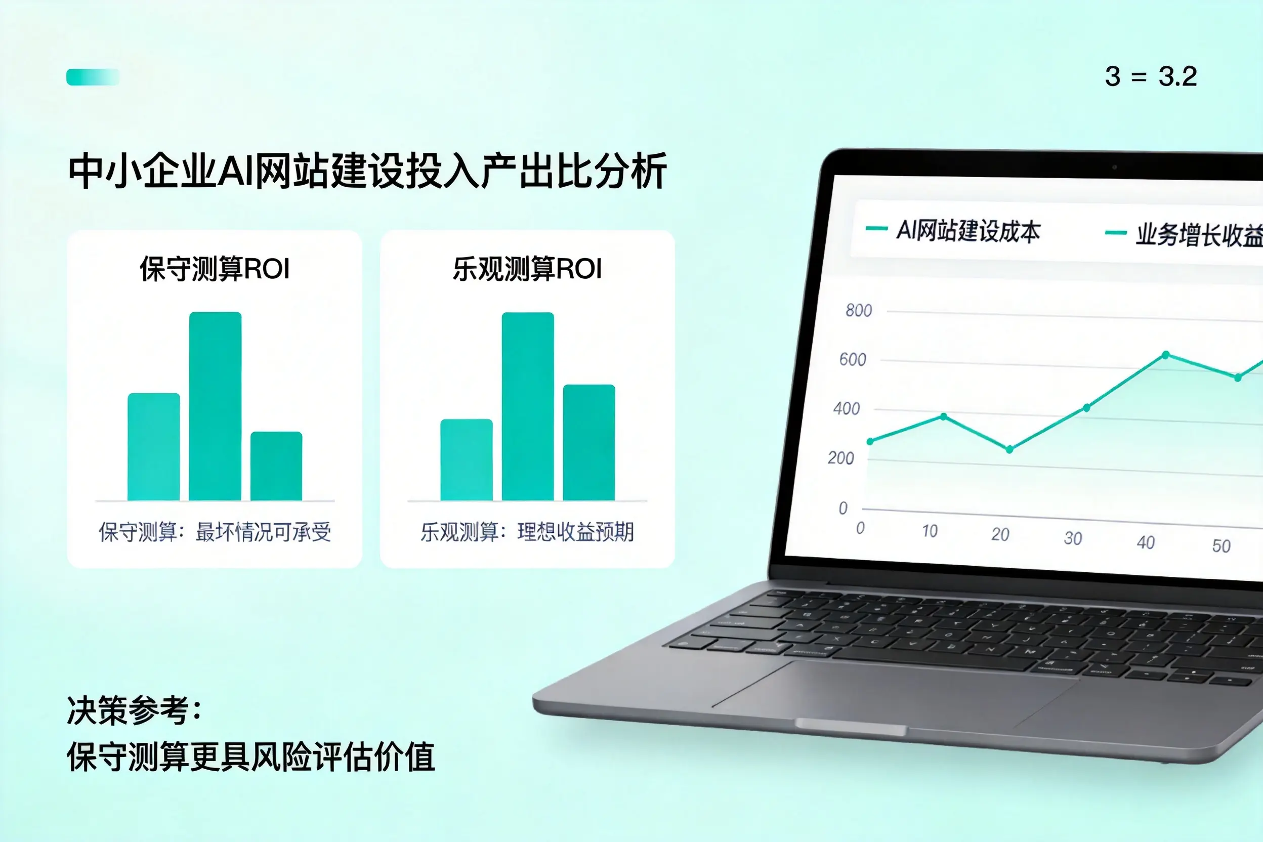 七台河中小企业AI网站建设投入产出比怎么算？先看这份分析