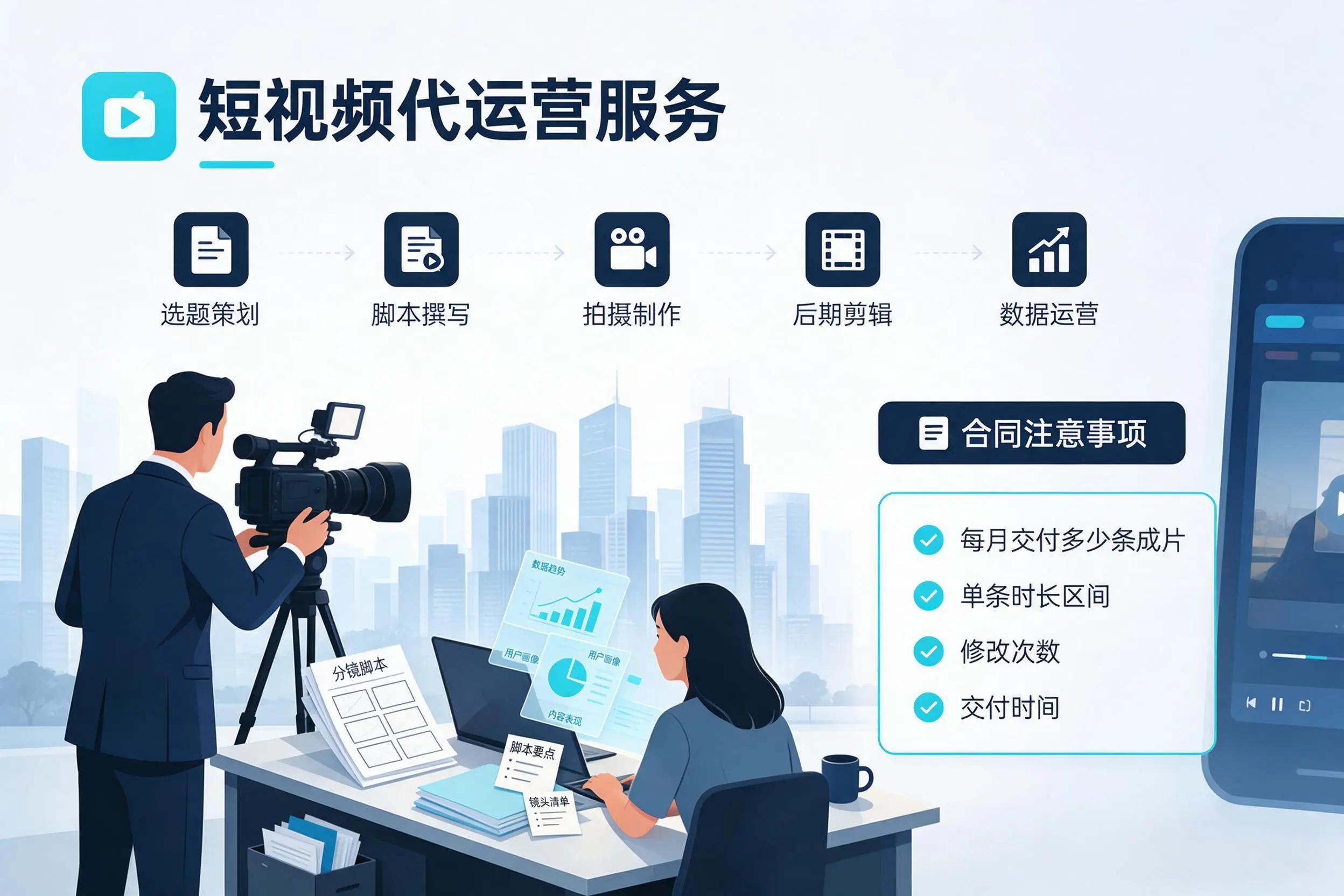 短视频代运营包含哪些服务？七台河企业常见问题科普