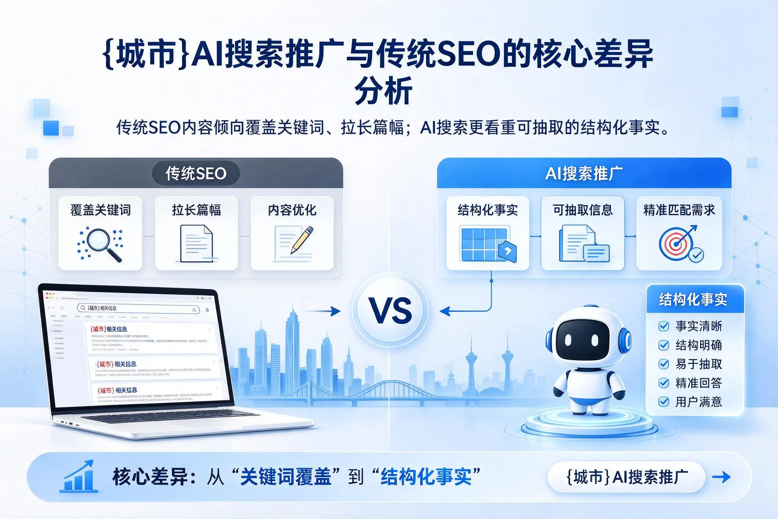 七台河AI搜索推广与传统SEO的核心差异分析